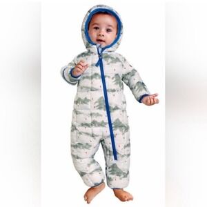 Spyder Bitsy Bunny Bunting Snowsuit Mountain Print 9/12M New Without Tags